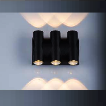 VE - VNT - 022/6B: Đèn gắn tường LED - KT: L130mmx H110mm - Đèn LED 6W