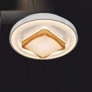 NC 057: Đèn áp trần LED Mica - KT: Ø500mm x H100mm - Đèn LED ánh sáng đổi 3 màu