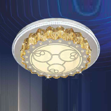 BM 08 LED: Đèn áp trần LED - KT: Ø500mm x H150mm - Đèn LED đổi 3 màu - Remote