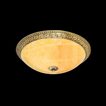 BTD - 08: Đèn ốp trần đồng chao đá - KT: Ø365mm - Đèn LED 18W x 2 - Ánh sáng đổi 3 màu