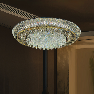 OTPL088T1000: Đèn áp trần Phale LED - KT: Ø1000mm x H200mm - Đèn LED 90W ánh sáng đổi 3 màu