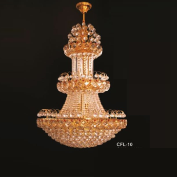 E - CFL - 10: Đèn chùm Phale (396 hạt Phale K9)  - KT: Ø800mm x H1200mm - Đèn E14 x 42 bóng