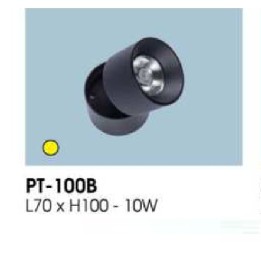 PT - 100B: Đèn rọi - KT: L70mm x H100mm - Đèn LED 10W ánh sáng vàng