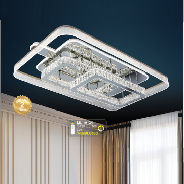 ML 10314: Đèn mâm LED - KT: W720mm x L1100mm - Đèn LED đổi 3 màu