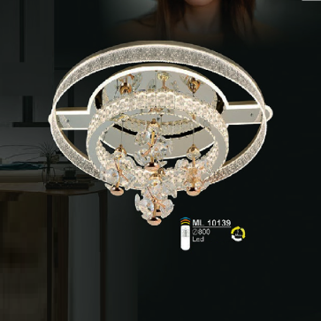 ML 10139: Đèn áp trần LED - KT: Ø800mm - Đèn LED đổi 3 màu