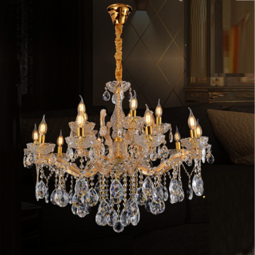 CODE: 102-10+5: Đèn chùm Phale nến 15 tay - KT: Ø850mm x H650mm - Bóng đèn chân E14 x 15 bóng