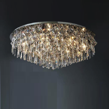 3- OTPL1022T800: Đèn ốp trần Phale - KT: Ø800mm - Bóng đèn E14 x 16 bóng