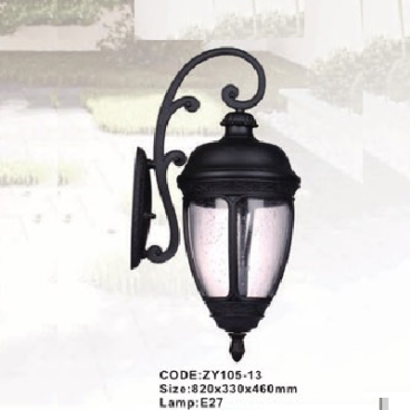 CODE: ZY105 - 13: Đèn gắn tường ngoài trời - KT: 820mm x 330mm x 460mm - Đèn E27 x 1 bóng