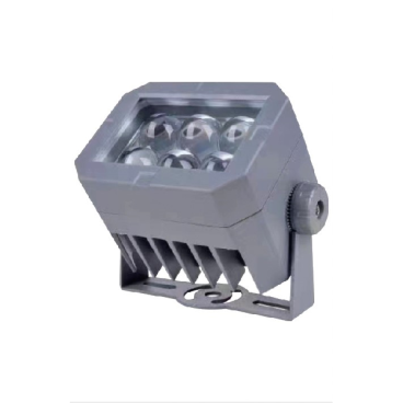 E - FNT- 11: Đèn pha ngoài trời 18W - KT: L125mm x W85mm x H90mm - Ánh sáng trắng/vàng