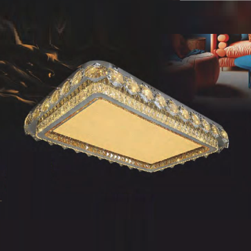 NC 1125: Đèn áp trần LED chữ nhật - KT: L1100mm x W700mmx H200mm - Đèn LED đổi 3 màu