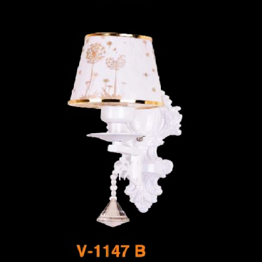 VE - V - 1147B: Đèn gắn tường đơn - KT: L120mm x H350mm - Bóng đèn E27 x 1