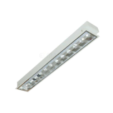 LDA118: Đèn máng phản quáng âm trần 1 bóng - KT: L1215mm x W185mm x H95mm - Bóng LED T8 1x18W - 1 chế độ ánh sáng (vàng/trắng)