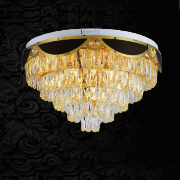 MO - 1196: Đèn áp trần LED thủy tinh Phale - KT: Ø800mm x H450mm - Bóng đèn E14 x 29 bóng