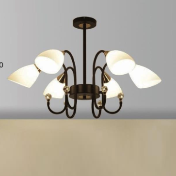 TTK11T6: Đèn chùm 6 tay - KT: Ø740mm x H420mm - Bóng đèn E27 x 6 bóng