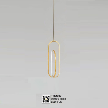TTK1202: Đèn gắn thả đơn LED  - KT: W210mm x H750mm - Đèn LED đổi 3 màu