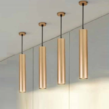 THCN - 124 - 20: Đèn thả ống đơn - KT: Ø60mm x H400mm - Đèn LED ánh sáng vàng 3500K