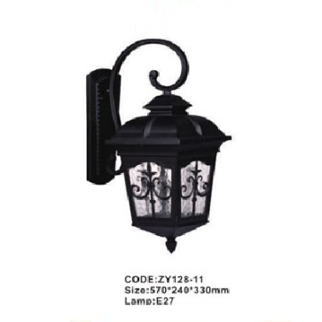 CODE: ZY128-11: Đèn gắn tường ngoài trời - KT: 570mm x 240mm x 330mm - Đèn E27 x 1 bóng