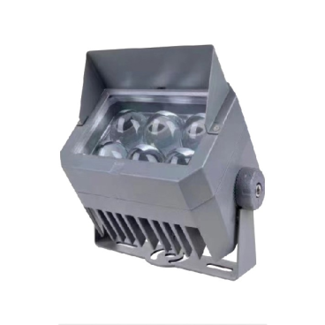 E - FNT- 14: Đèn pha ngoài trời 18W - KT: L125mm x W85mm x H120mm - Ánh sáng trắng/vàng