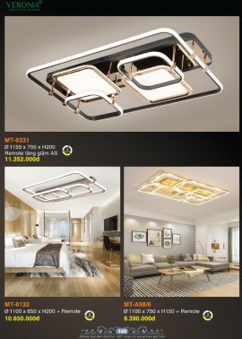 CATALOGUE ĐÈN VERONA 2026 ( CK từ 50%-60%)