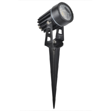 E - GC - 15: Đèn pha LED COB 3W ( Đèn pha ghim cỏ) - KT: Ø40mm x H240mm - Ánh sáng trắng/vàng