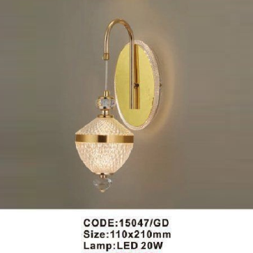 CODE: 15047/GD: Đèn gắn tường LED - KT: 110mm x 210mm - Đèn LED 20W