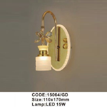 CODE: 15064/GD: Đèn gắn tường LED - KT: 110mm x 170mm - Đèn LED 15W