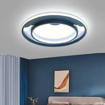 VE - MT - 1525/6: Đèn ốp trần LED - KT: Ø500mm x H100mm - Đèn LED đổi 3 màu - Remote