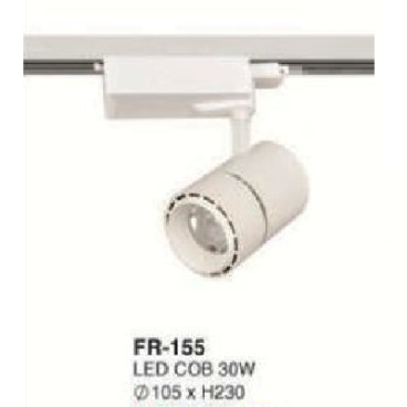 FR-155: Đèn rọi ray LED COB 30W, 1 chế độ ánh sáng (trắng/vàng)