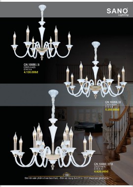 CATALOGUE ĐÈN SANO 2026-2027 ( Chiếc khấu từ 55%-58%)