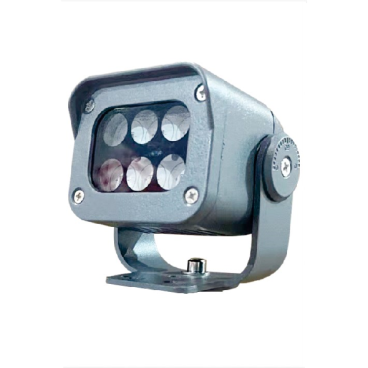 E - FNT- 17: Đèn pha ngoài trời 6W - KT: L65mm x W55mm x  H122mm - Ánh sáng vàng