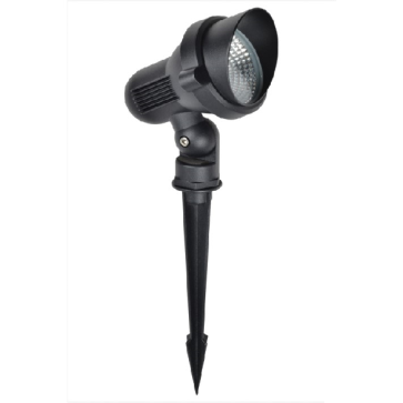 E - GC - 17: Đèn pha LED COB 7W ( Đèn pha ghim cỏ) - KT: Ø90mm x H340mm - Ánh sáng trắng/vàng