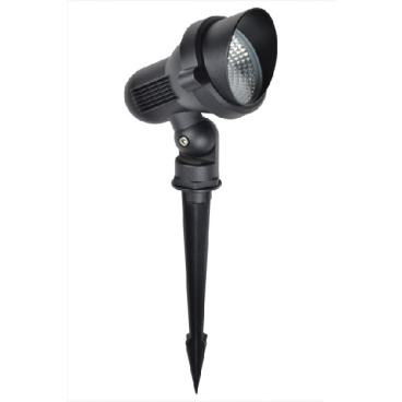 E - GC - 17: Đèn pha LED COB 7W ( Đèn pha ghim cỏ) - KT: Ø90mm x H340mm - Ánh sáng Xanh dương/Xanh lá/Đỏ