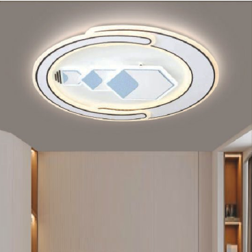 VE - MT - 1702: Đèn ốp trần LED - KT: Ø500mm x H100mm - Đèn LED đổi 3 màu - Remote