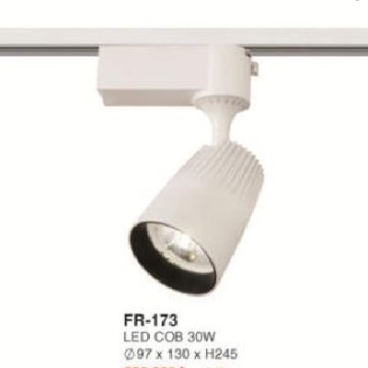 FR-173: Đèn rọi ray LED COB 30W , 1 chế độ ánh sáng (trắng/vàng)