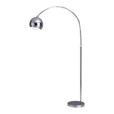 35 - DD17B ( Xi Bạc): Đèn cây đứng đầu giường/ bàn - KT: Ø220mm ( chao đèn) x W850mm x H1700mm - Bóng đèn E27 x 1 bóng