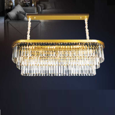 AN - TPL - 18016/L1000: Đèn thả ngang Phale - KT: L1000mm x W320mm x H350mm - Đèn chân E14 x 11 bóng