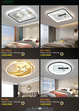 CATALOGUE ĐÈN VERONA 2026 ( CK từ 50%-60%)
