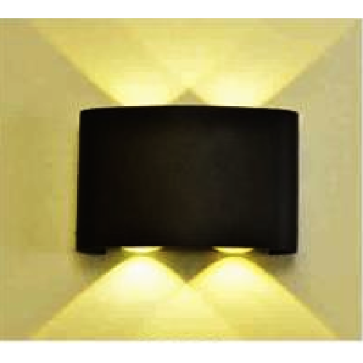 EU - CN - 186: Đèn gắn tường LED - KT: L120mm x W40mm x H100mm - Đèn LED 4 x 1W ánh sáng vàng