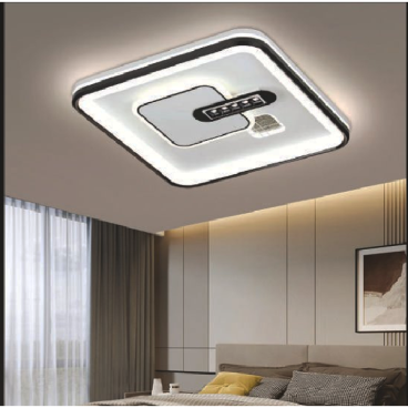 VE - MT - 1958/2: Đèn ốp trần LED - KT: L500mm x W500mm x H100mm - Đèn LED đổi 3 màu - Remote