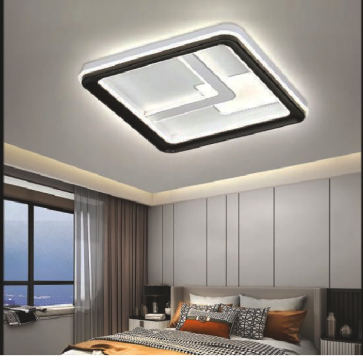 VE - MT - 1969/2: Đèn ốp trần LED - KT: L500mm x W500mm x H100mm - Đèn LED đổi 3 màu - Remote