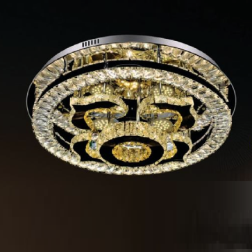 HF - ML 199: Đèn áp trần LED - KT: Ø600mm x H200mm - Đèn LED 79W đổi 3 màu - Remote