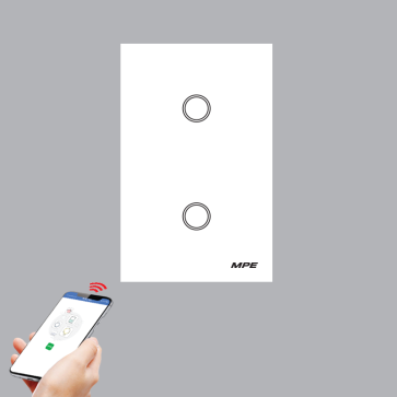 SW2/SC: Mặt 2 Contac Điều khiển Wifi