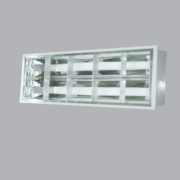 MATL-220T/V: Bộ máng xương cá LED tube 2 bóng 1.2m, KT: L1215mm x W300mm x H83mm, 1 chế độ ánh sáng (trắng /vàng)