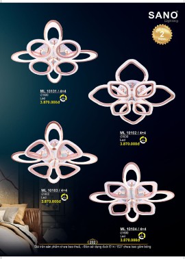 CATALOGUE ĐÈN SANO 2026-2027 ( Chiếc khấu từ 55%-58%)