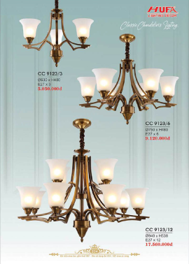 CATALOGUE ĐÈN HUFA ( CK TỪ 55%-65%)