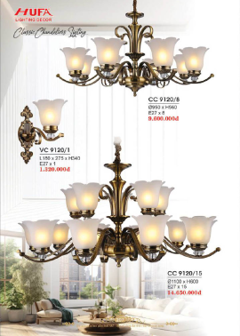 CATALOGUE ĐÈN HUFA ( CK TỪ 55%-65%)