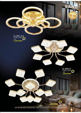 CATALOGUE ĐÈN SANO 2026-2027 ( Chiếc khấu từ 55%-58%)