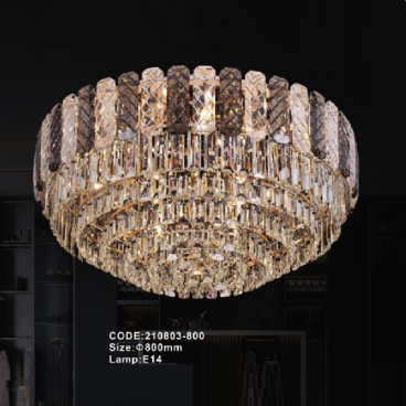 CODE:210803 - 800:  Đèn áp trần LED - KT: Ø800mm - Đèn LED