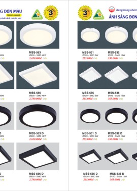 CATALOGUE ĐÈN TRANG TRÍ EUROTO 2025 ( CK từ 55%-60%)