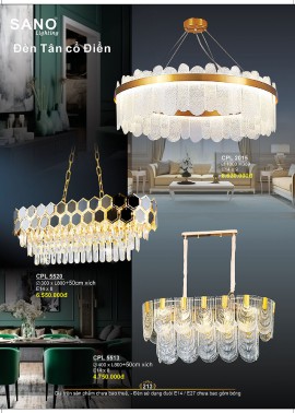 CATALOGUE ĐÈN SANO 2026-2027 ( Chiếc khấu từ 55%-58%)